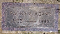 Dagney Annette <I>Malmberg</I> Adams 