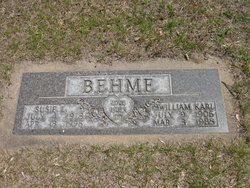 Susie Lenora <I>Burns</I> Behme 