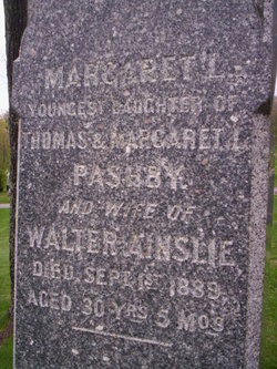 Margaret Law <I>Pashby</I> Ainslie 