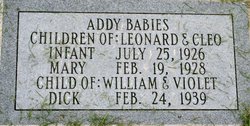 Infant Son Addy 