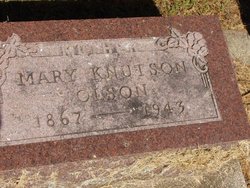 Mary Elizabeth <I>Knutson</I> Olson 