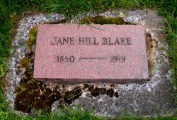 Anna Jane <I>Hill</I> Blake 