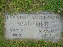 Christine <I>Bannerman</I> Bradford 