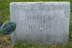 Beatrice M. <I>Fletcher</I> Blackburn 