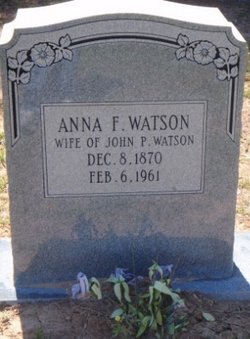 Anna Florence <I>Wells</I> Watson 
