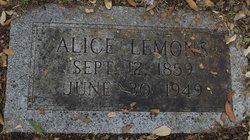 Alice Jane <I>Hightower</I> Lemons 