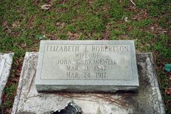 Elizabeth Jane “Lizzie” <I>Robertson</I> Bracewell 