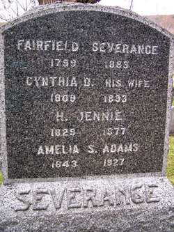 Amelia I <I>Severance</I> Adams 