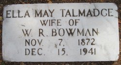 Ella Mae <I>Talmadge</I> Bowman 