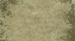 Mrs Louisa McCord <I>Stoney</I> Popham 