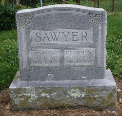 Mary E <I>Luster</I> Sawyer 