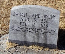 Sarah Jane <I>Deason</I> Owens 