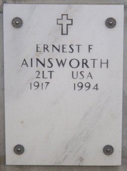 Ernest F Ainsworth 