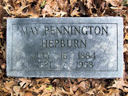 May Gertrude <I>Pennington</I> Hepburn 