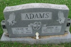 Lillie M. <I>Pemberton</I> Adams 