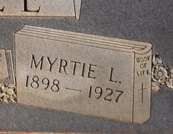 Myrtie <I>Lovell</I> Cole 