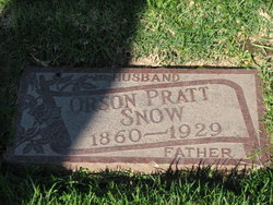 Orson Pratt Snow 