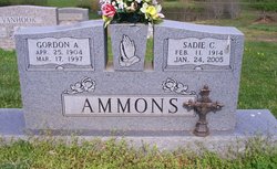 Sadie Helen <I>Cabe</I> Ammons 