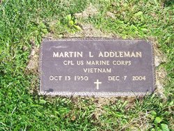 Corp Martin Luther “Marty” Addleman 