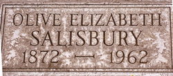 Olive Elizabeth “Ola” Salisbury 
