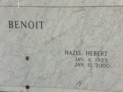 Hazel <I>Hebert</I> Benoit 