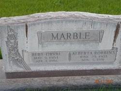 Alberta <I>Robbins</I> Marble 