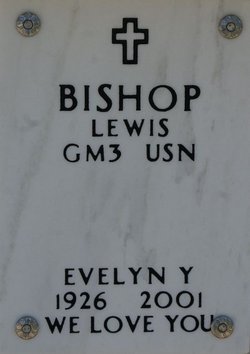 Evelyn Yvonne <I>Carter</I> Bishop 