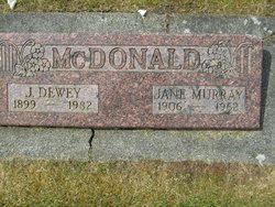 Jane Helen <I>Murray</I> McDonald 