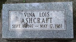 Vina Lois <I>Armstrong</I> Ashcraft 