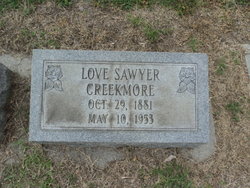Love <I>Sawyer</I> Creekmore 