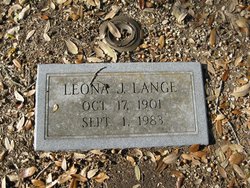 Leona Jane <I>McPherson</I> Lange 