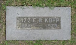 Nancy Elizabeth “Lizzie” <I>Babcock</I> Kopp 