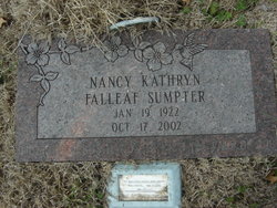 Nancy Kathryn <I>Falleaf</I> Sumpter 
