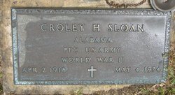 Croley H Sloan 