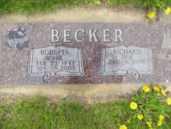 Roberta A “Bobbie” Becker 