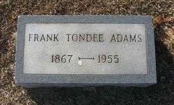 Frank Tondee Adams 