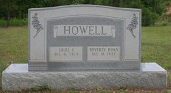 Beverly Roan <I>Carl</I> Howell 