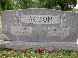 Ada <I>Robertson</I> Acton 