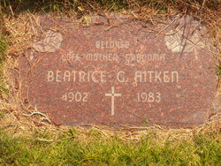 Beatrice Gloria <I>Culbert</I> Aitken 