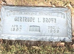 Gertrude Lavon <I>Morton</I> Brown 