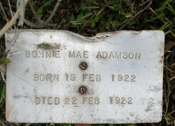 Bonnie Mae Adamson 