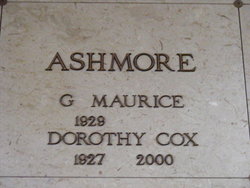 Dorothy Elizabeth <I>Cox</I> Ashmore 