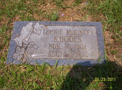 Lonnie McKinley Rhodes 