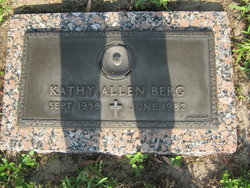 Katherine Ann “Kathy” <I>Allen</I> Berg 