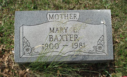 Mary E <I>Jewell</I> Baxter 