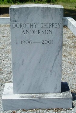 Dorothy <I>Shippey</I> Anderson 