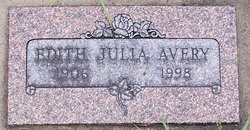 Edith Julia Theresa <I>Vacura</I> Avery 