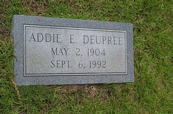 Addie Belle <I>Ewing</I> Deupree 