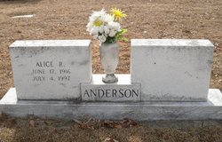 Alice R Anderson 