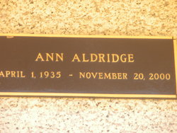 Ann Aldridge 